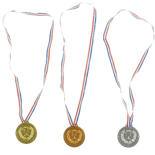Sæt af medaljer (str. 3 stk 50 cm)