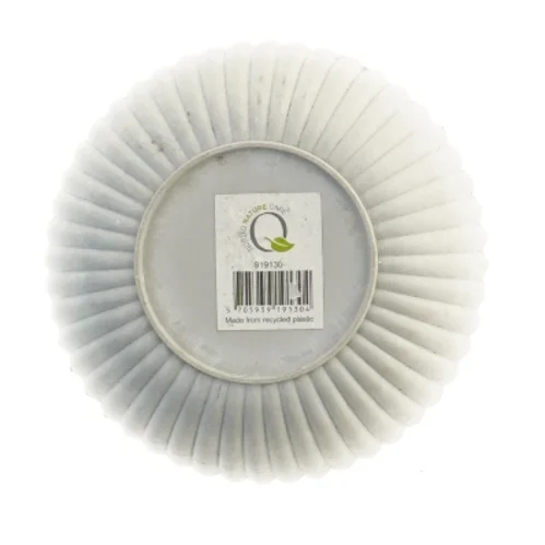 Rillet skål af genbrugsmateriale (str. Ø 15 cm)