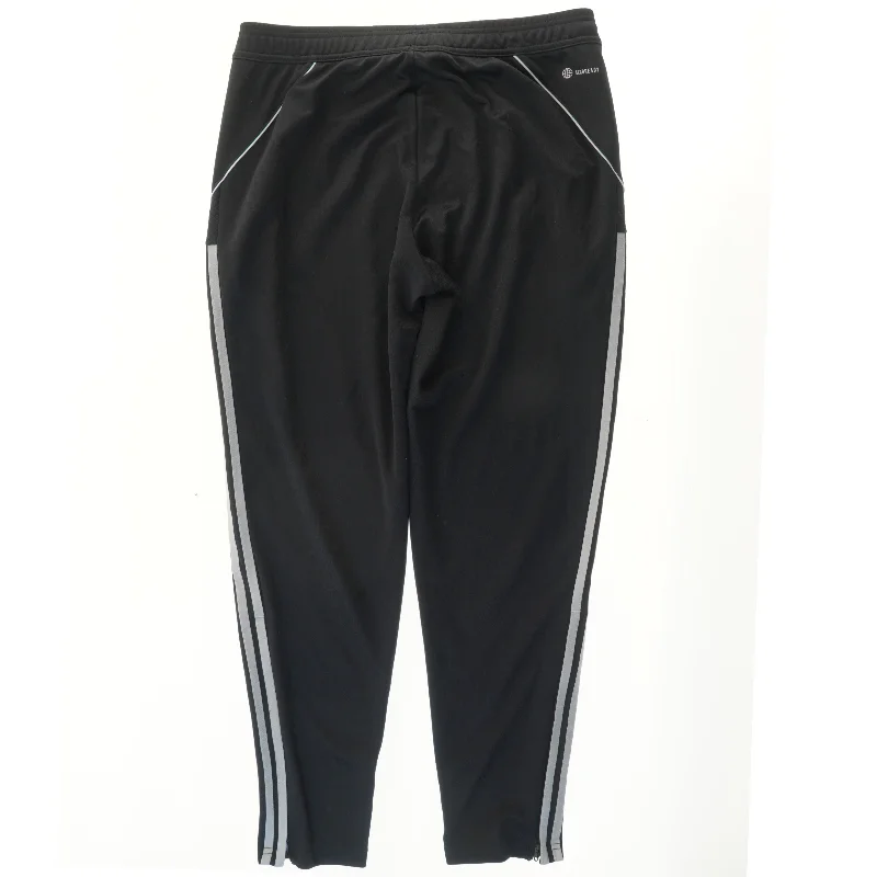 Sort træningsbukser med striber fra Adidas (str. L)