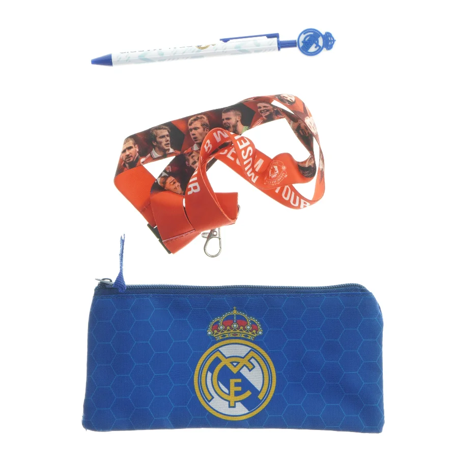 Real Madrid penalhus med kuglepen og nøglesnor fra Real Madrid (str. 21x10 cm)