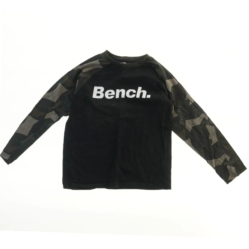 Langærmet bluse med tryk fra Bench (str. 152)