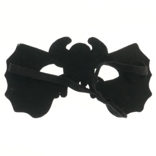 Edderkopmaske med pailletter (str. 20,5x10,5 cm)