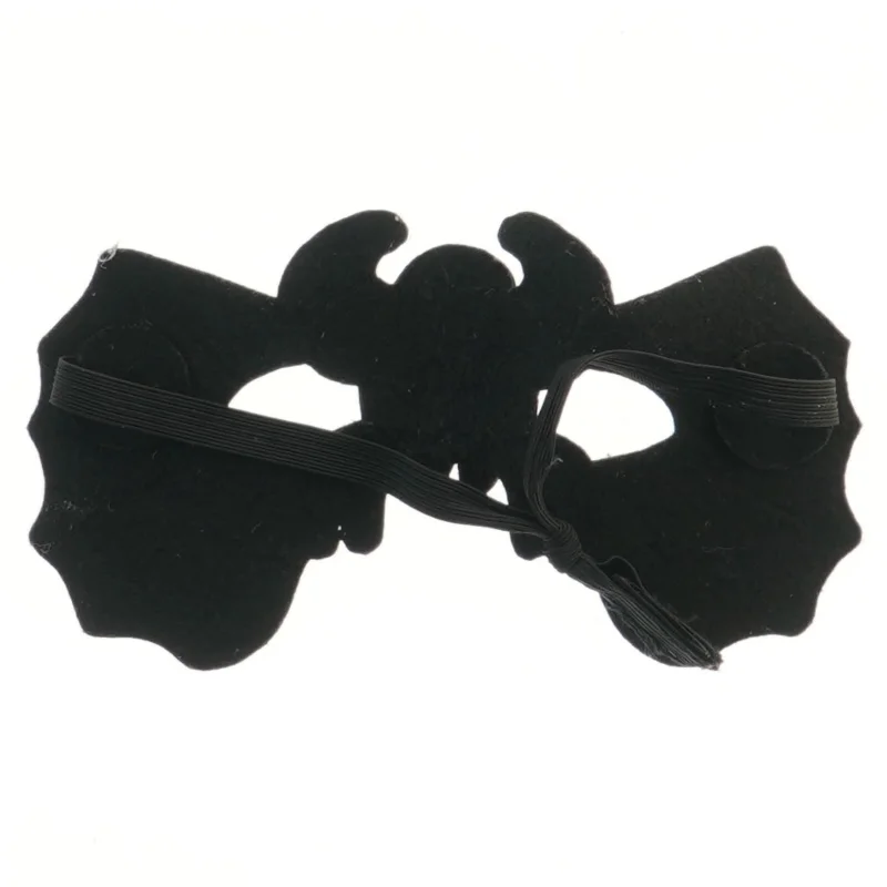 Edderkopmaske med pailletter (str. 20,5x10,5 cm)