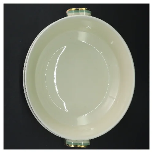 Hjertegræs stel. Royal Copenhagen ovale fade fra Royal Copenhagen (str. 2 styk, 21x7 cm)