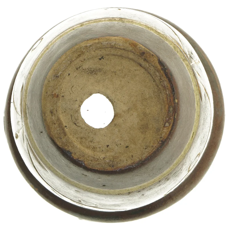 Lerkrukke med dekorative mønstre (str. 17x20 cm)