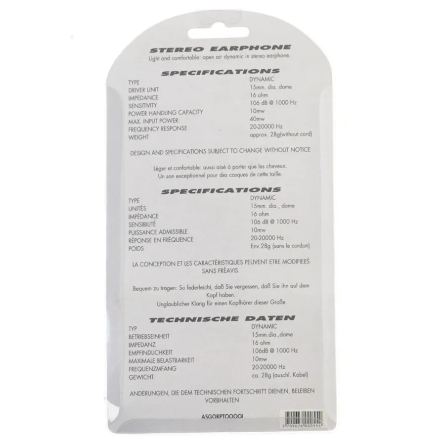 Sport Gear øretelefoner SG-10 fra SONTEC