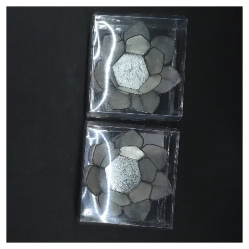 2 Lotus Capiz Lysestager i blomstform fra Imerco (str. Ø 11 cm)