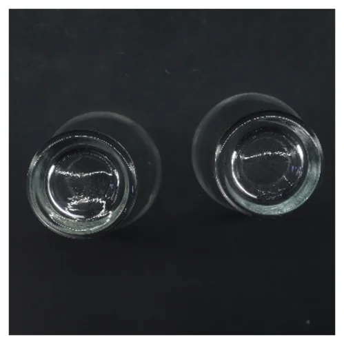 To smukke høje  glas (str. 2 stk Ø 8,5 cm længde 19 cm)