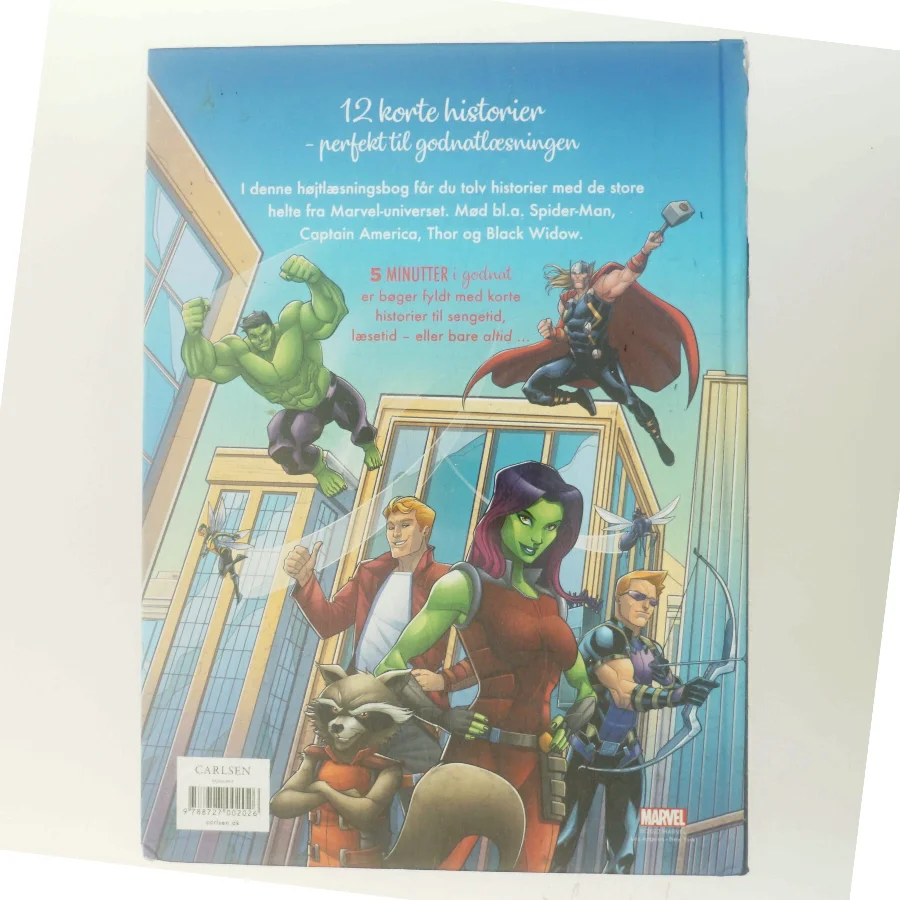 5 minutter i godnat : Marvel (Marvel) (Bog)
