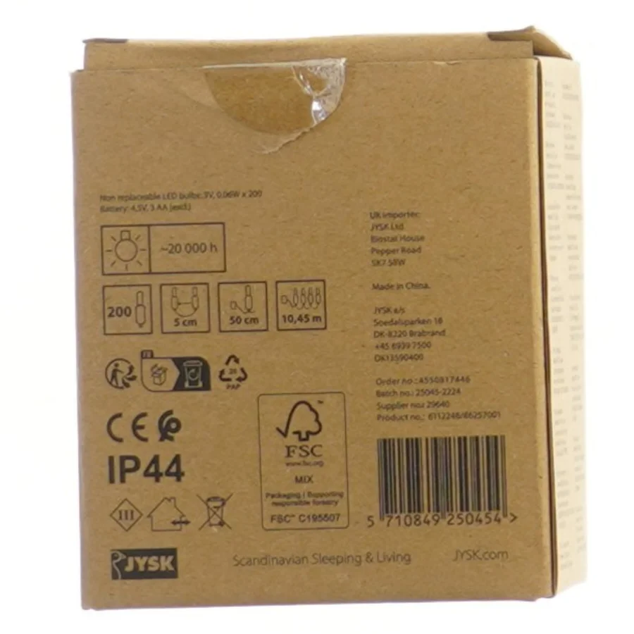 LED lyskæde 9,95 m (str. 9,95 m cm)