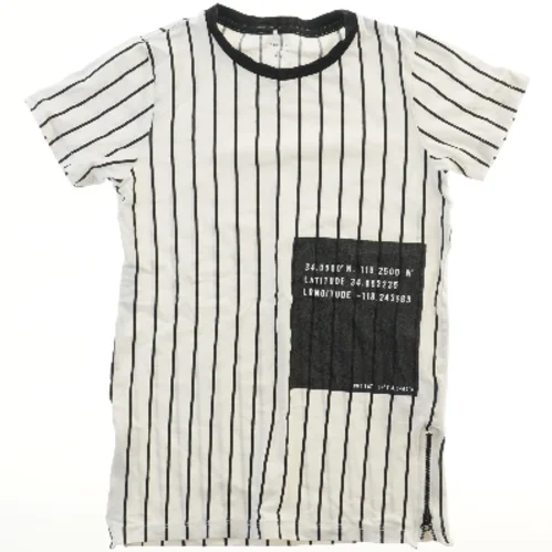 Stribet T-Shirt med tryk fra Name It (str. 128)