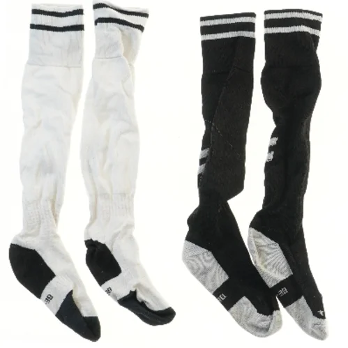 Fodboldstrømper, sort og hvid fra Nike (str. 35-38 cm)
