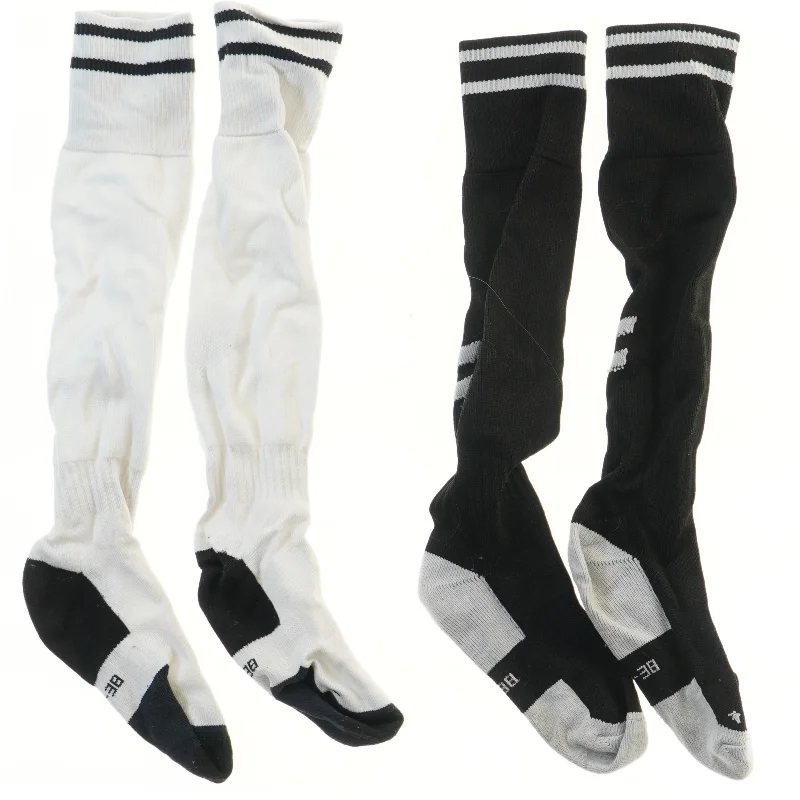 Fodboldstrømper, sort og hvid fra Nike (str. 35-38 cm)