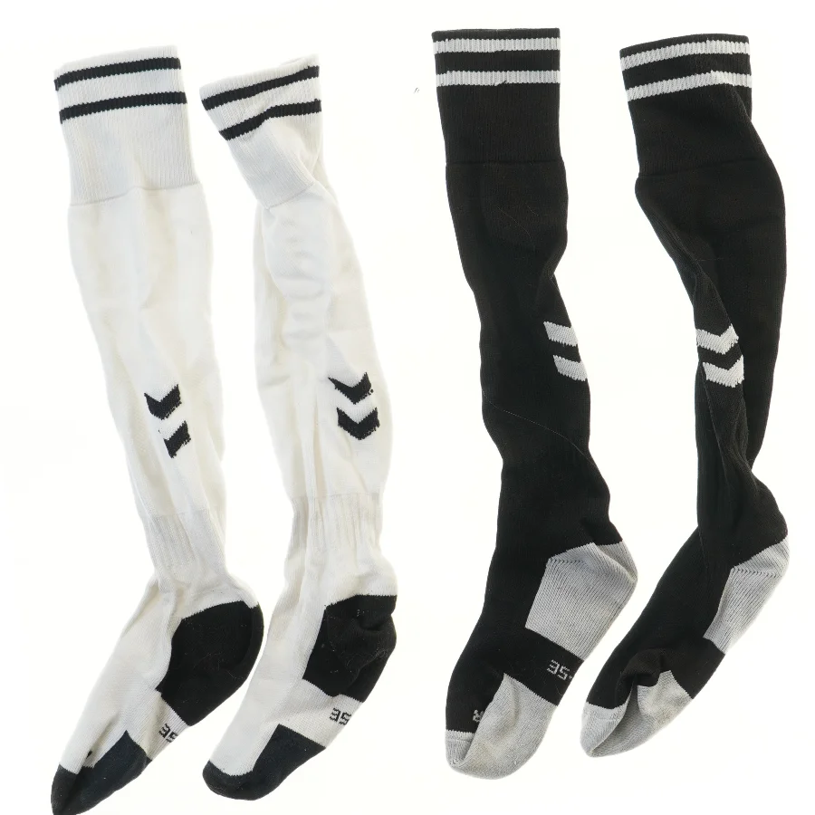 Fodboldstrømper, sort og hvid fra Nike (str. 35-38 cm)