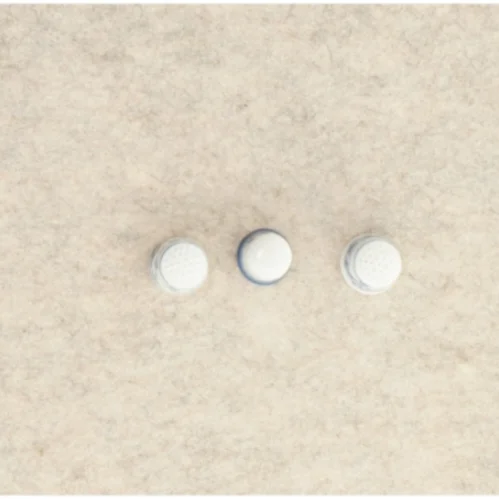 Fingerbøl musselmalet m.m. (str. 2 x 2 cm)