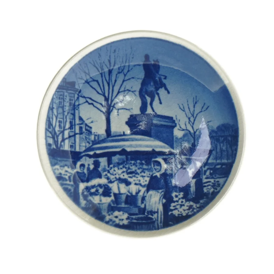 Platte fra Aluminia (str. 8 x 8 cm)