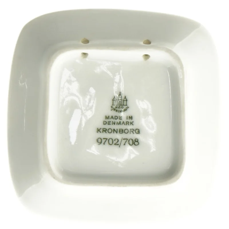 Platte, Kronborg 9702/708 fra Bing Og Grøndahl (str. 8 x 8 cm)