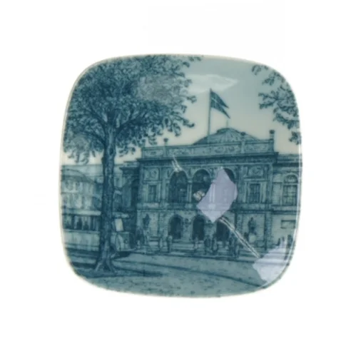 Platte, Det Kgl. Teater 9720/708 fra Bing Og Grøndal (str. 8 x 8 cm)