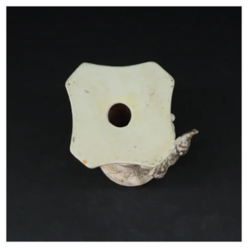 Keramiklysestage med englemotiv (str. 16 cm)