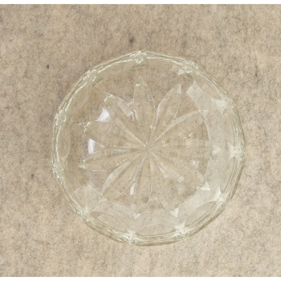 Skål i krystal (str. 19 gang 19 cm)