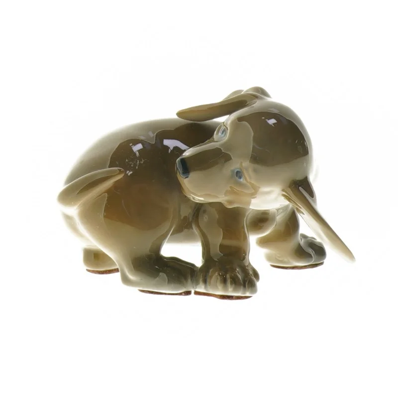 Gravhund, Royal Copenhagen. RC 1407, (str. 10 x 8 cm)