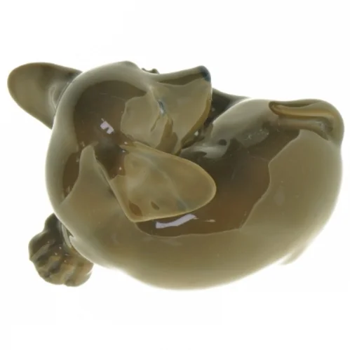 Gravhund, Royal Copenhagen. RC 1407, (str. 10 x 8 cm)