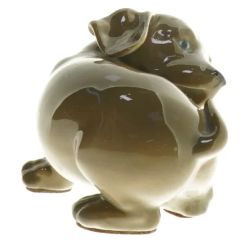 Gravhund, Royal Copenhagen. RC 1407, (str. 10 x 8 cm)