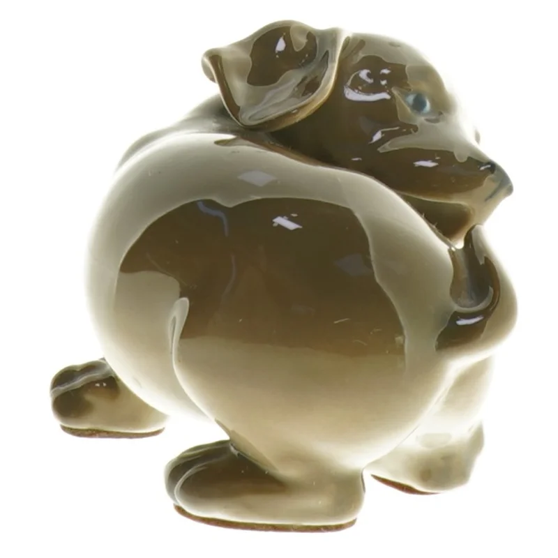 Gravhund, Royal Copenhagen. RC 1407, (str. 10 x 8 cm)