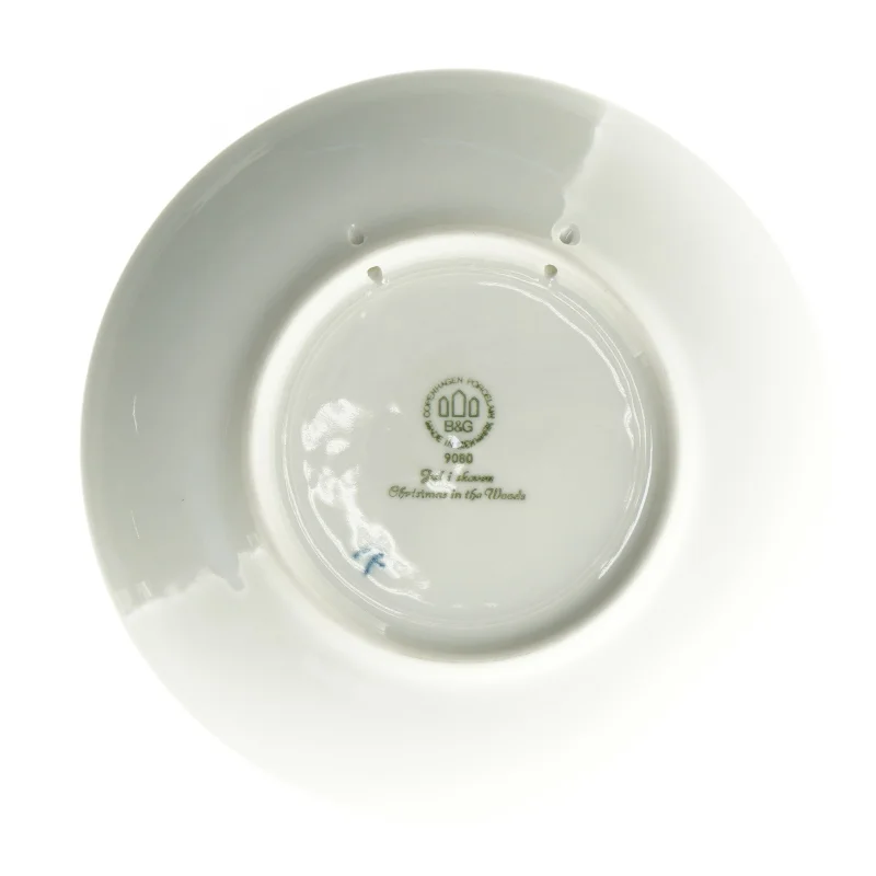 Platte 1980 juleaften fra Bing Og Grøndahl (str. 18 x 18 cm)