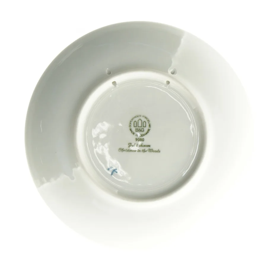 Platte 1980 juleaften fra Bing Og Grøndahl (str. 18 x 18 cm)