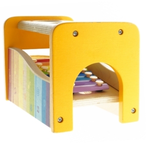 Farverig træ xylofon fra Hape International (str. 29 x 13 cm)