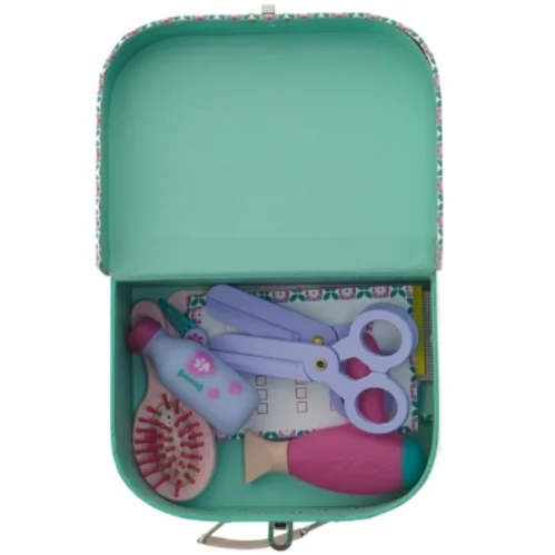 Djeco hundesalon legekuffert frisørsæt 