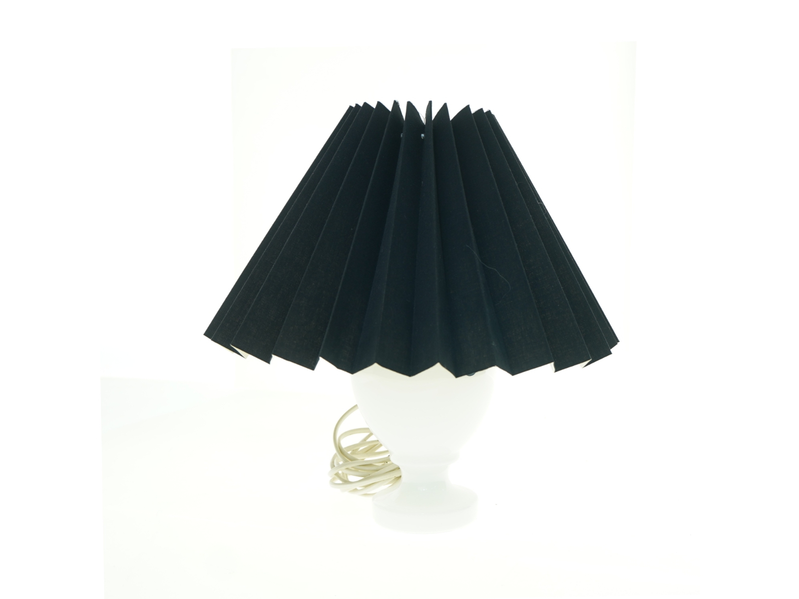 Bordlampe fra Holmegaard (str. 29 x 12 lampeskærm, 34 x 21 cm)