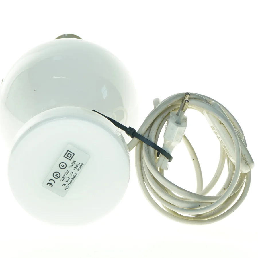 Bordlampe fra Holmegaard (str. 29 x 12 lampeskærm, 34 x 21 cm)