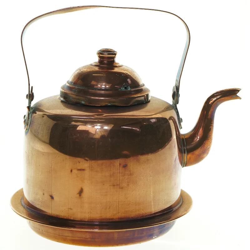 Kobberkedel med varmeplade fra Peltiteos (str. 22 x 17 cm)