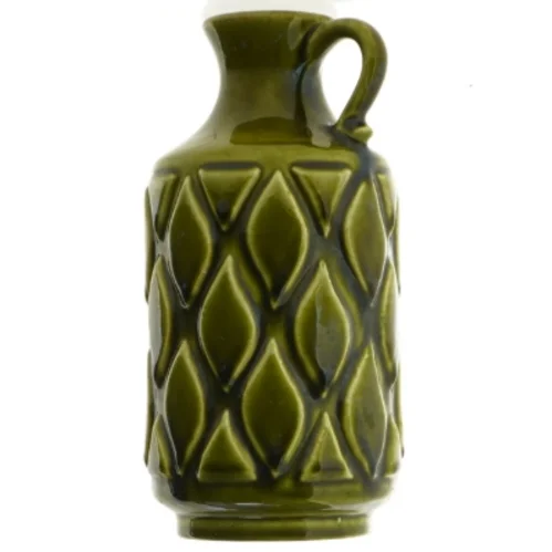 Grøn keramik vase, 1541/18 (str. 18 cm)