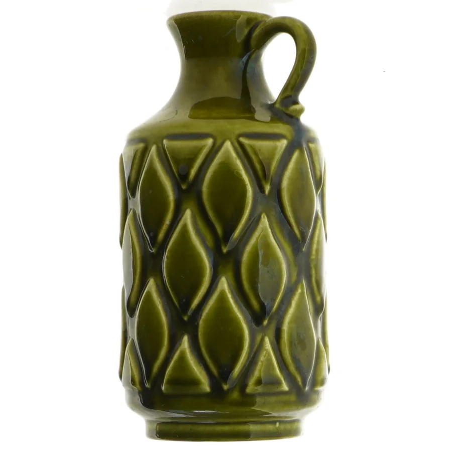 Grøn keramik vase, 1541/18 (str. 18 cm)