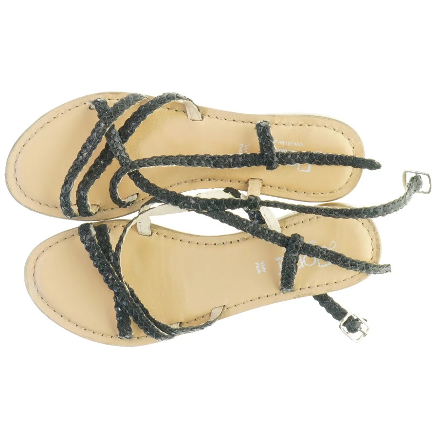 Flettede sandaler fra Florali (str. 38 )