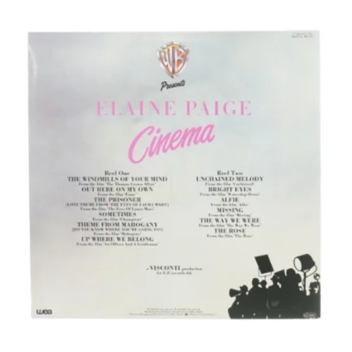 Elaine Paige: cinema fra Wea (str. 30 cm)