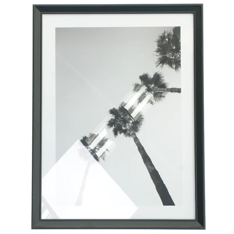 Indrammet billede af palmetræer fra IKEA (str. 42,5x32,5 cm)