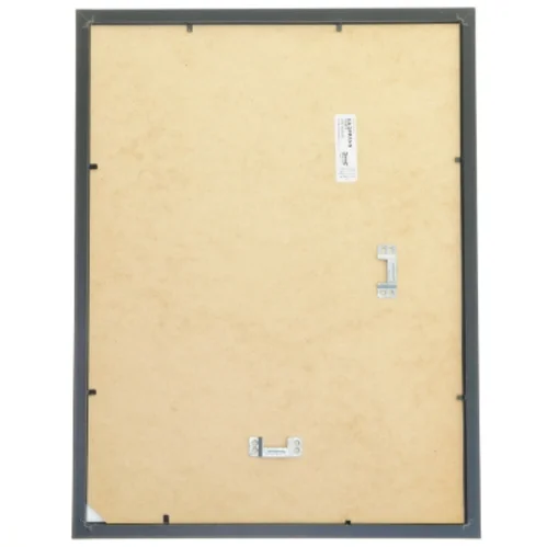 Indrammet sort-hvid foto af palmeblade fra IKEA (str. 42,5x32,5 cm)