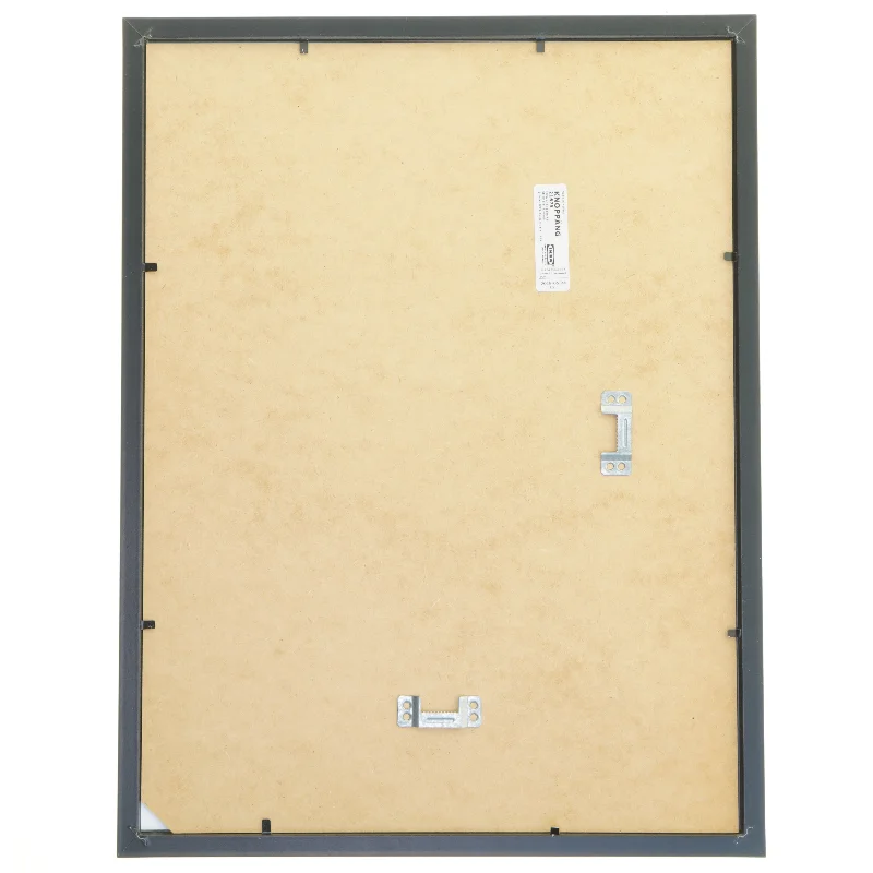 Indrammet sort-hvid foto af palmeblade fra IKEA (str. 42,5x32,5 cm)