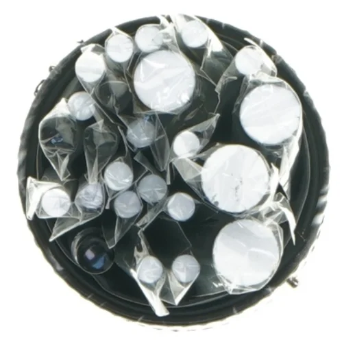 Makeup børstesæt med opbevaring (str. 17,5 cm)