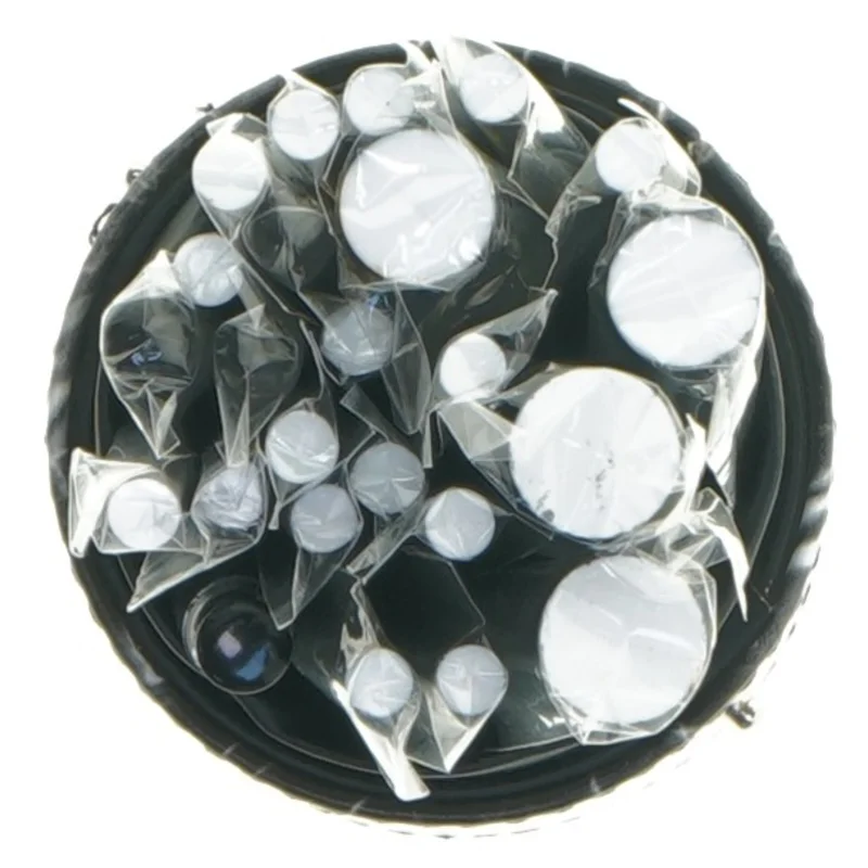 Makeup børstesæt med opbevaring (str. 17,5 cm)