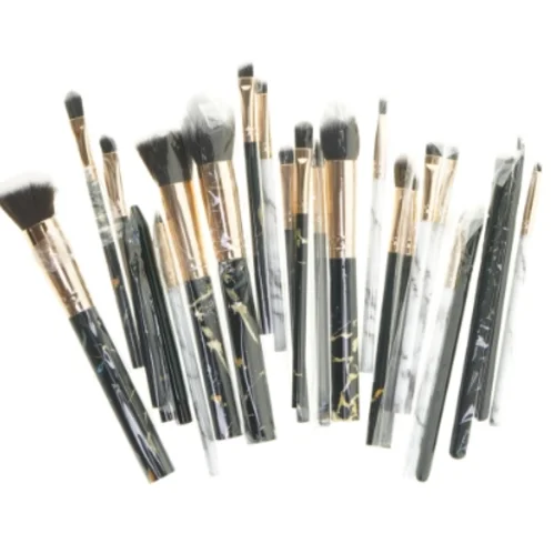 Makeup børstesæt med opbevaring (str. 17,5 cm)