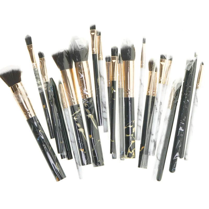 Makeup børstesæt med opbevaring (str. 17,5 cm)