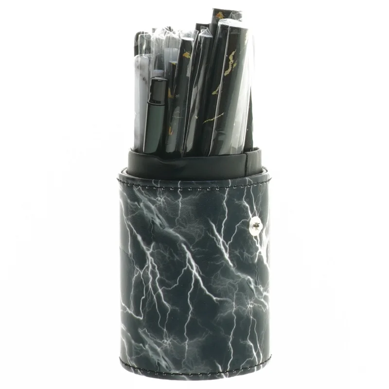 Makeup børstesæt med opbevaring (str. 17,5 cm)