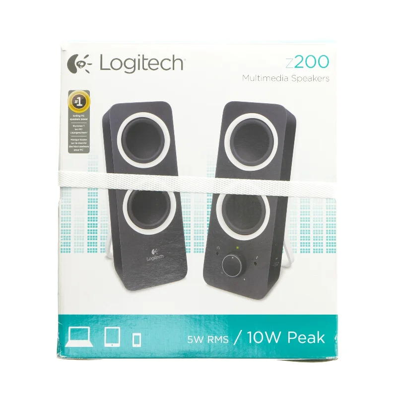 Logitech højttalere Z200 fra Logitech (str. 24x9 cm)