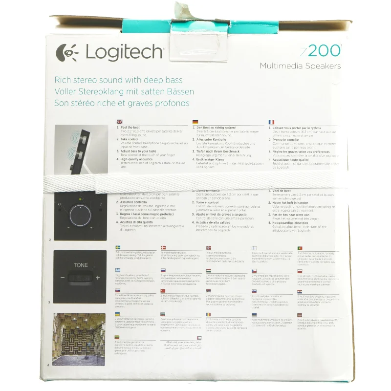 Logitech højttalere Z200 fra Logitech (str. 24x9 cm)