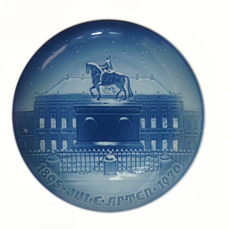 B&G juleplatte 1970 fra Bing & Grøndahl (str. Ø 23 cm)